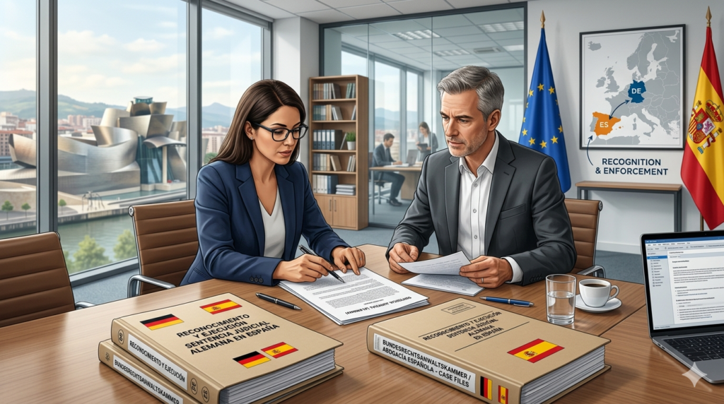 Enforcement . Anerkennung und Vollstreckung