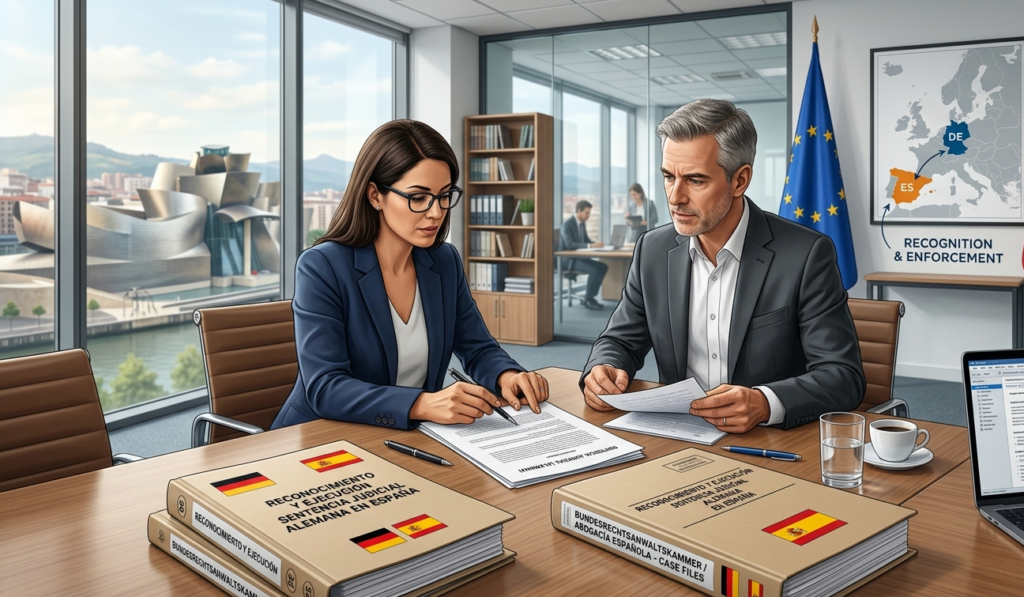 Enforcement . Anerkennung und Vollstreckung